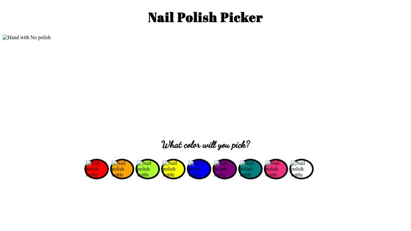 Nail Polish Color Picker