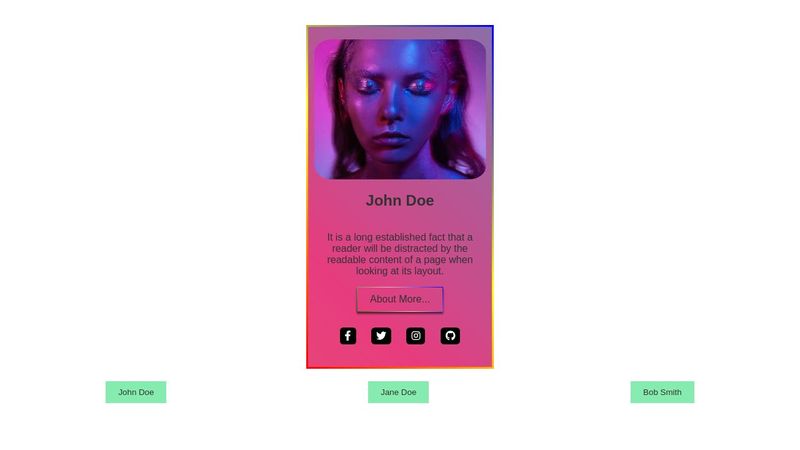Advanced CSS Card Animation