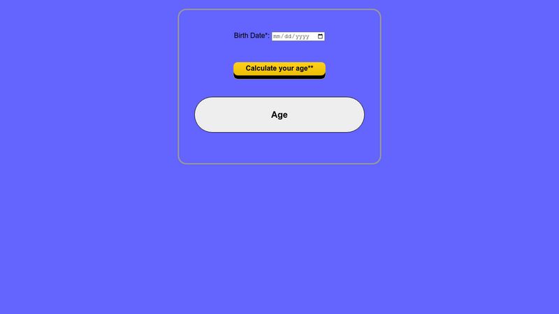 age-calculator