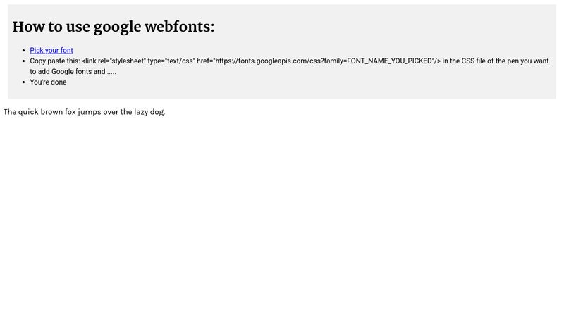 how-to-use-google-fonts-on-codepen