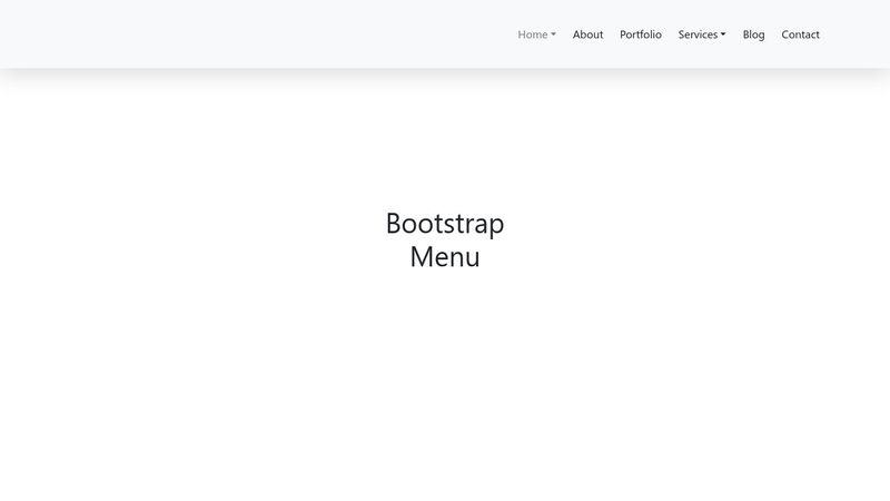 Bootstrap Responsive Menu Bar With Light/Dark Mode | Complete Navbar