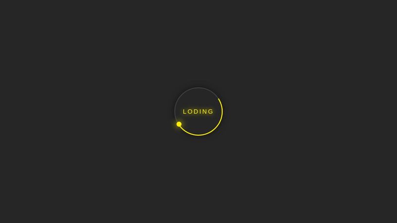 Glowing Loader Ring Animation - Pure CSS Animation Effects - How To ...