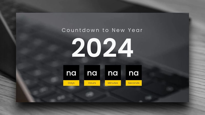 COUNT DOWN | USING HTML & CSS