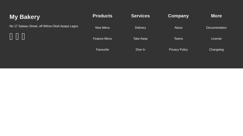 Footer In HTML CSS