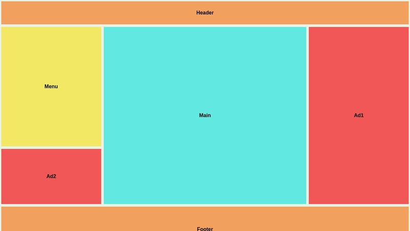 Grid Layout Responsive Website Design | Website Layout With Grid ...