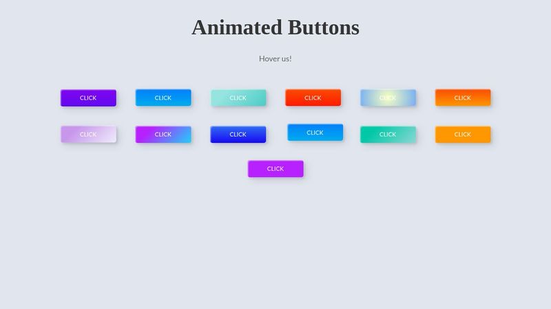 Animated buttons