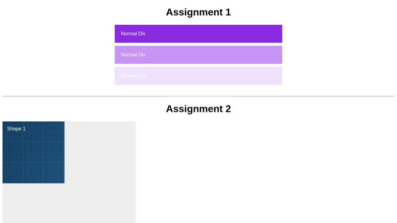 Assignments CSS(5:8)