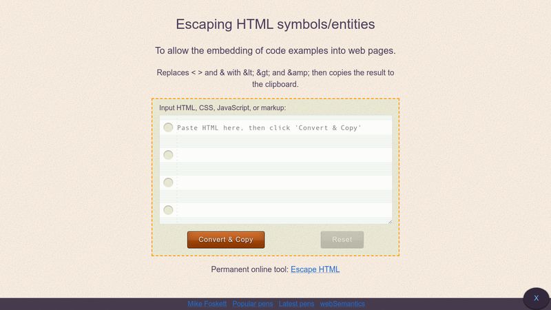 Convert html shop entities online