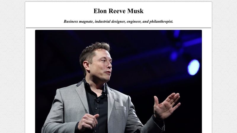 Elon Reeve Musk - A Terra é Redonda