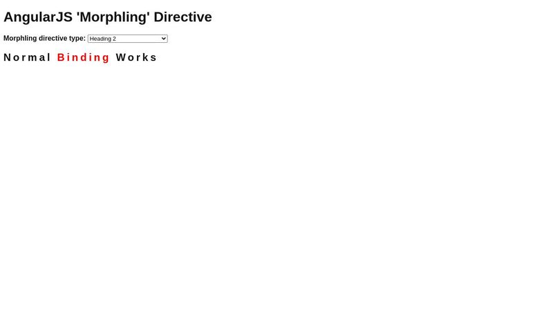 AngularJS varying type directive