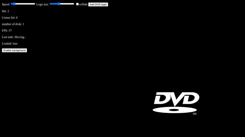 Bouncing DVD Screensaver Preset!