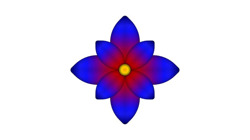 css flower