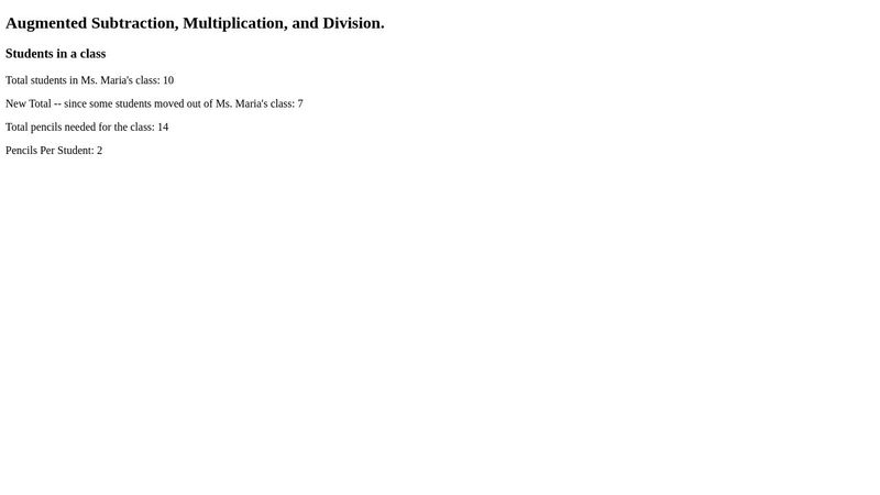 Javascript - Augmented Subtraction, Multiplication, and Division