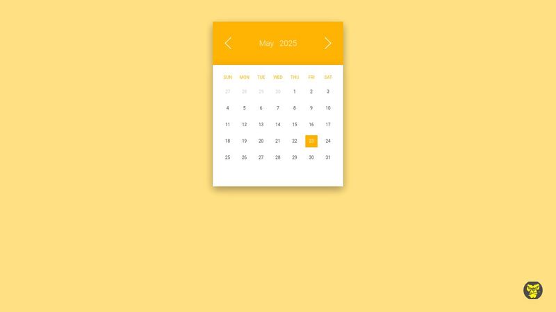 Calendar css+js