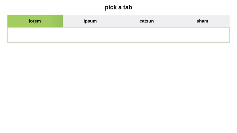 tabber ui