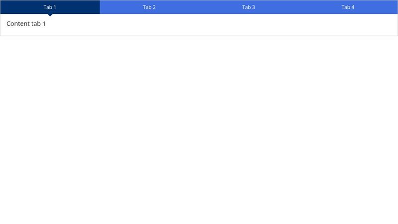 Tabs Horizontal