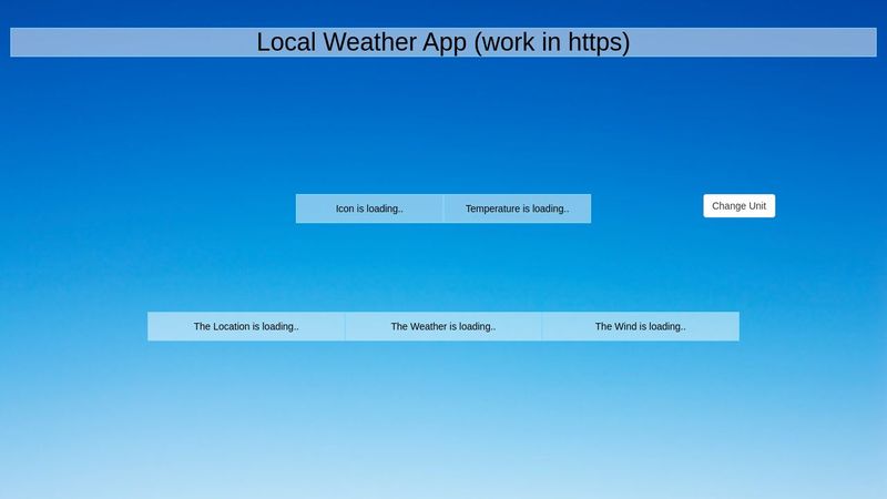 Local Weather App