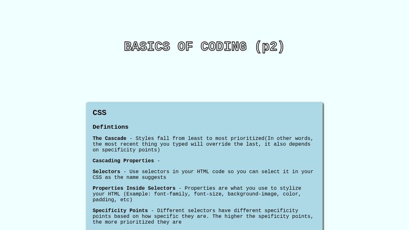 CodePen - how to code group project p2(CSS)