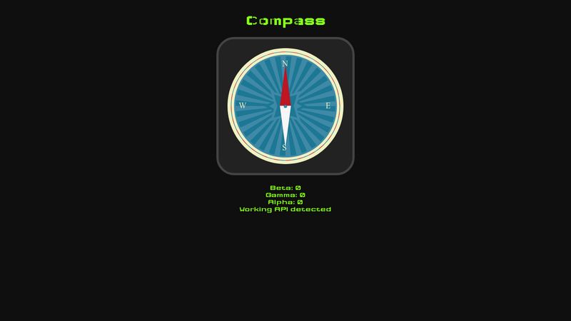 Compass html on sale