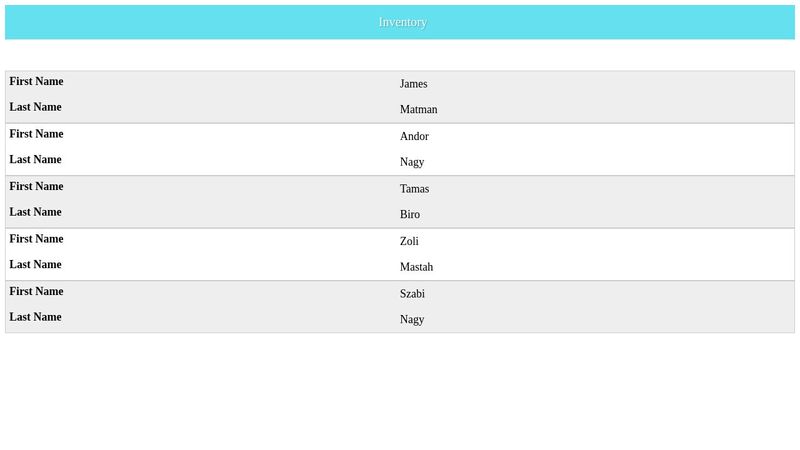 Pure CSS Responsive Table.