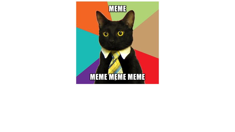 Cat meme generator, Web-browser, Html-css-javascript