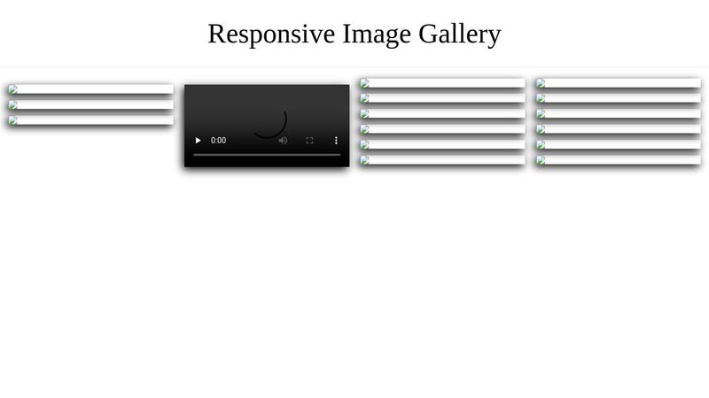 Responsive Image Gallery