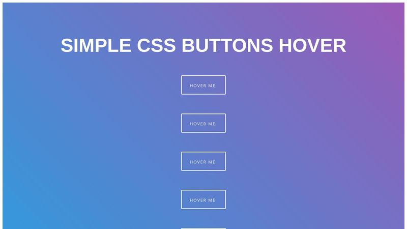 Hover buttons