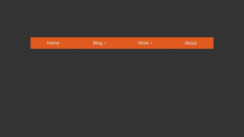 Drop-Down Navigation: Responsive and Touch-Friendly