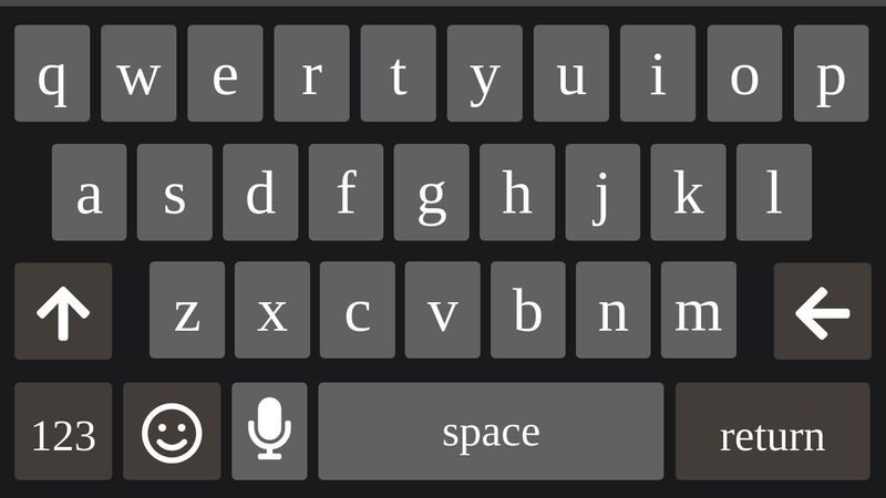 Mobile keyboard
