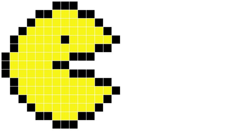 One Div Pacman Pixel Post-It