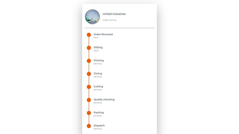 Order Tracking using CSS | CSS