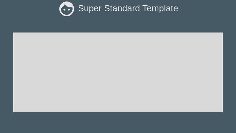 Standard Foundation Codepen Template