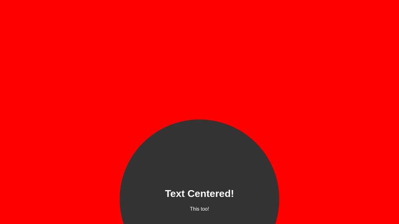 Responsive Circle & Text with SVG