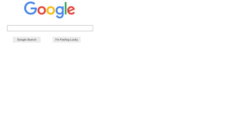 Google Front Page