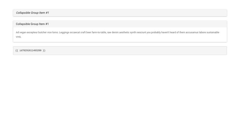 Angularjs collapsible panels