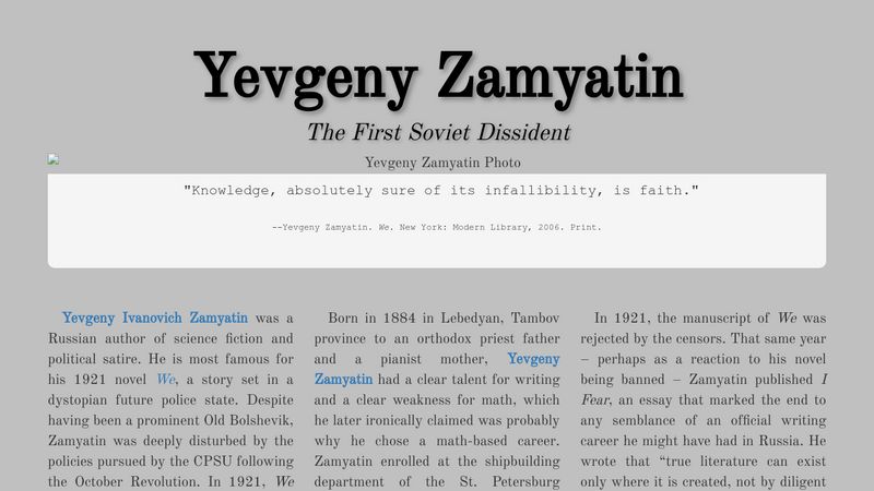 We (Modern Library Classics) by Zamyatin, Yevgeny