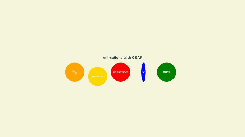 Animations with GSAP