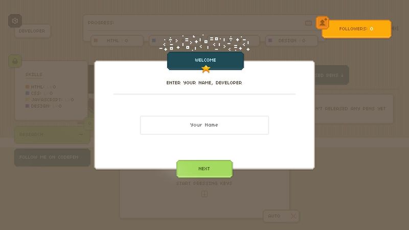 CodepenLife: The Codepen Simulator Game
