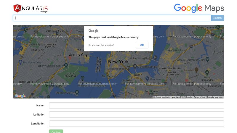 AngularJS + Google Maps API