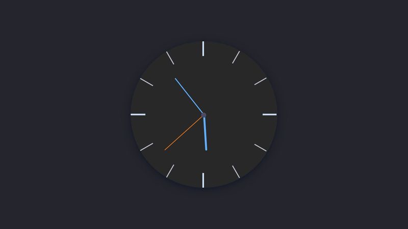 Analog Clock using HTML,CSS and JavaScript