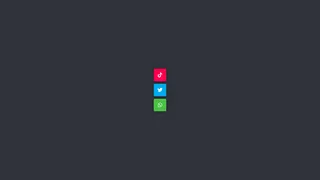 Social Sliding Icon Hover Effect