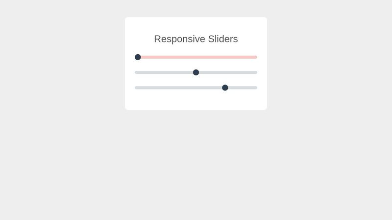 CSS Range Slider (Simple)