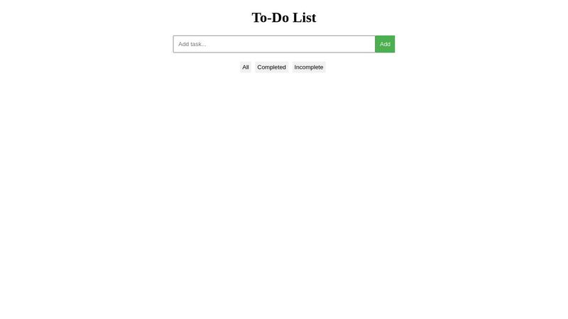 To do List App to-do-list-app