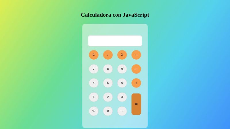 Calculadora básica con JavaScript