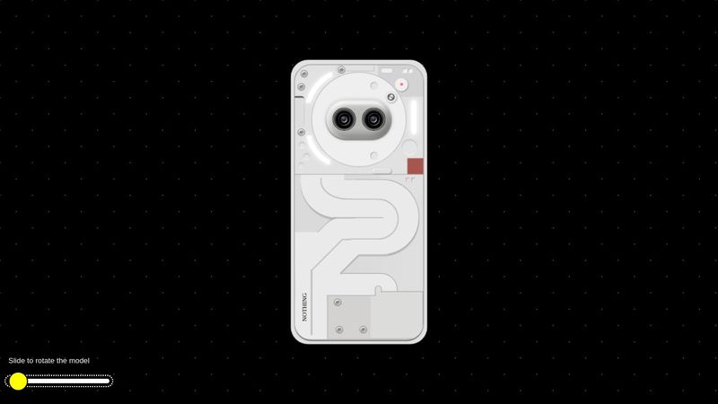 Nothing phone 2a - CSS styled 3d art
