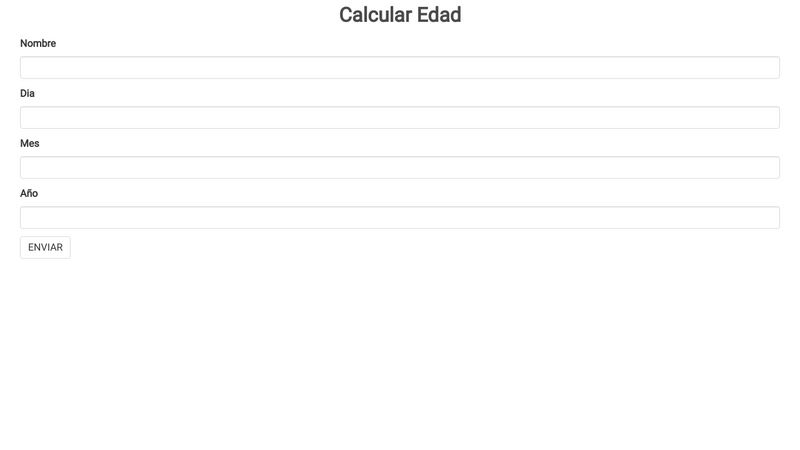 Calcular Edad