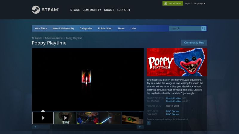 Steam Workshop::[POPPY PLAYTIME] GrabPack