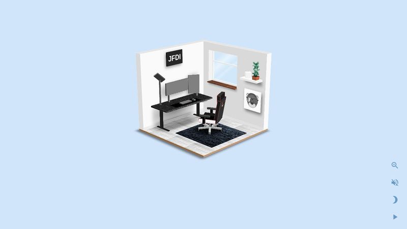 CSS 3D Studio Room (Mine! 😅)