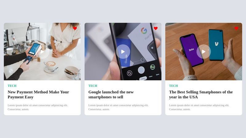 Responsive Card Design