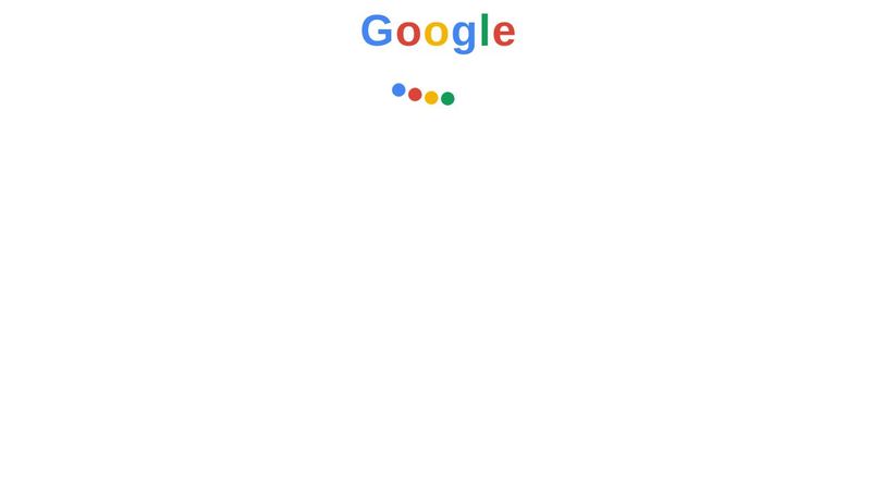 pure css google logo and loader